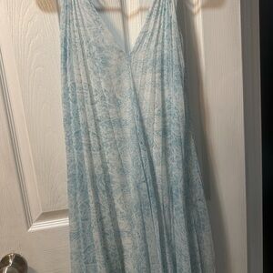 Calvin Klein Blue and White Dress